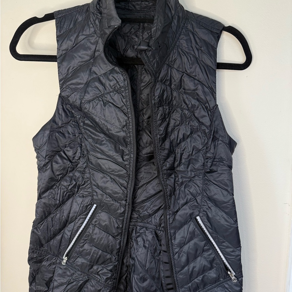 Quilted Black Puffer Vest
